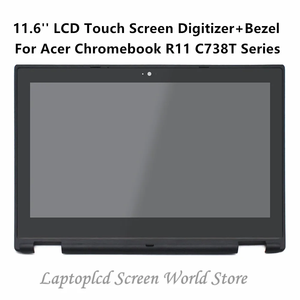 FTDLCD 11 6 ''LCD сенсорный экран дигитайзер сборка ноутбука + рамка B116XAN04.1 для Acer