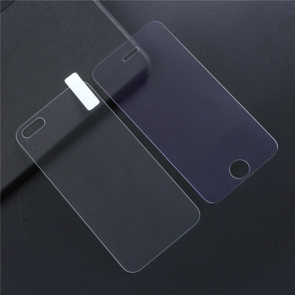 2 шт. = 1 Фронтальная+ 1 задняя закаленное Стекло пленка для Apple iPhone 4 4S 5 5S Стекло Экран протектор всего тела заставка защитное стекло на айфон 5s SE 9H - Цвет: Anti Blue light