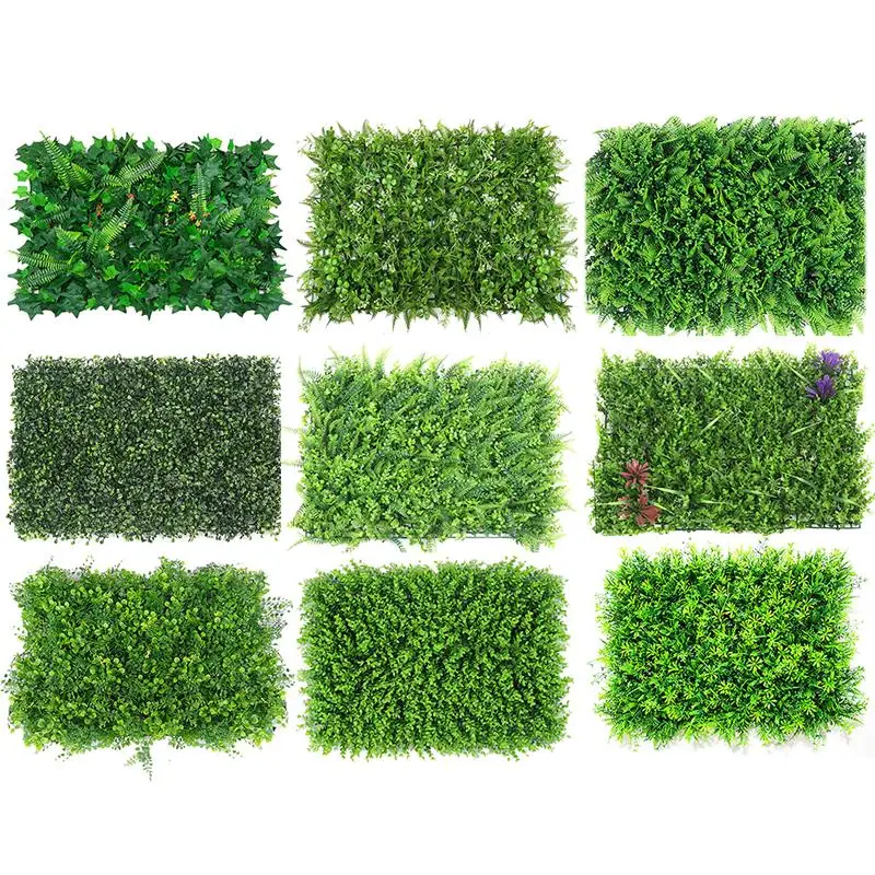 Искусственное декоративное растение, Зеленые искусственные панели, искусственное растение для дома, сада, двора