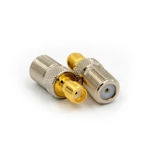 1pcs Female F Type Jack To SMA Female Plug Straight RF Coax Adapter F To SMA Convertor F Female to SMA Female Connector 1pcs Female F Type Jack To SMA Female Plug Straight RF Coax Adapter F To SMA Convertor F Female to SMA Female Connector