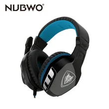 NUBWO Wired Gaming Headset Game Xbox One Earphone Computer headphones with microphone headphones for computer ps4