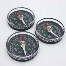 For Camping Hiking North Navigation Survival Button Design 10Pcs Portable Mini Precise Compass Practical Guider Derection hiking camping north pointer compass