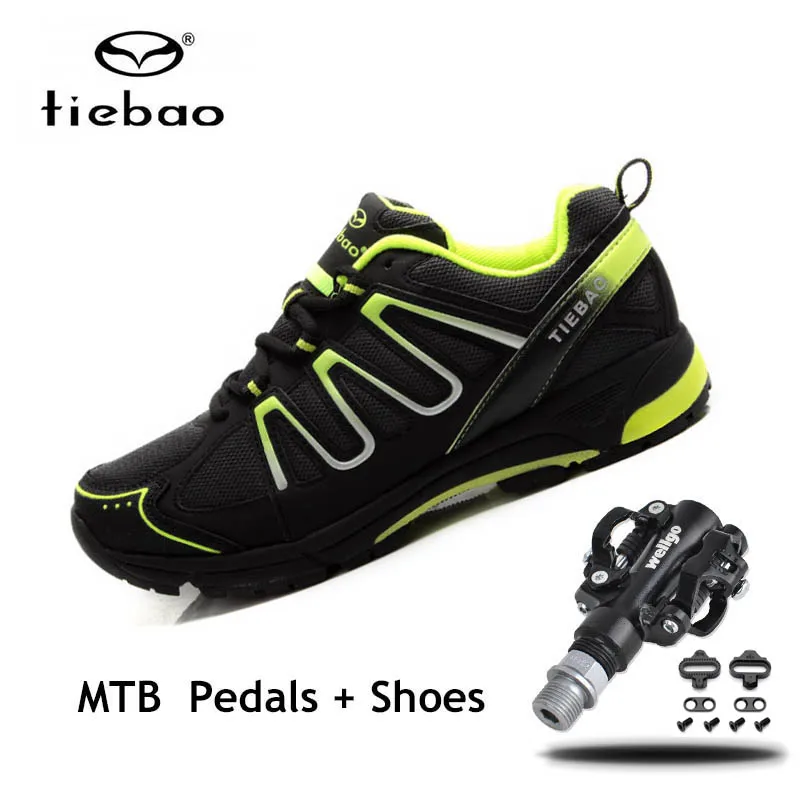 

TIEBAO sapatilha ciclismo mtb leisure cycling shoes chaussures vtt homme 2019 men women self-locking breathable spd pedals shoes