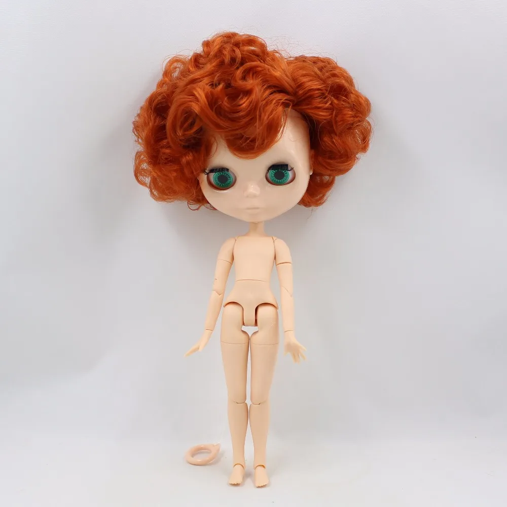 Ледяная кукла DBS Blyth 1/6 bjd для мальчика белая кожа короткий красный коричневый