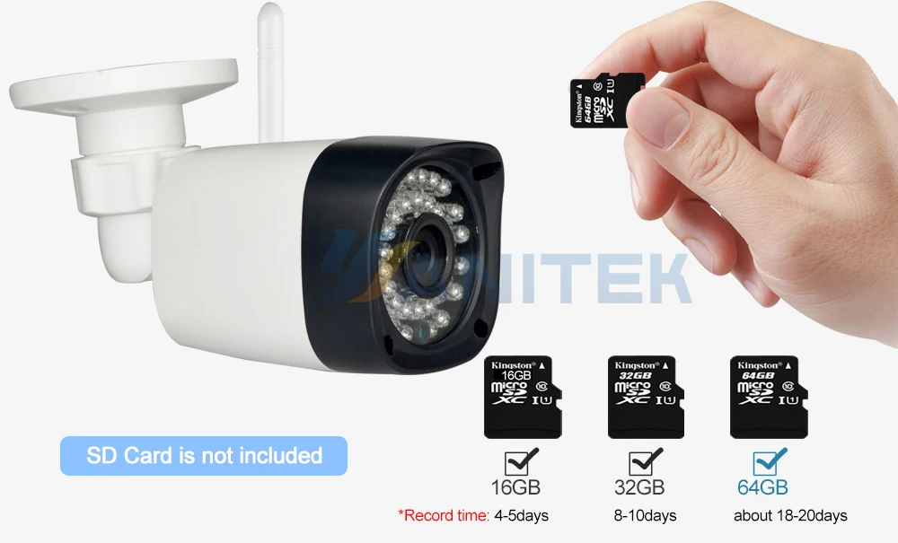 Wi Fi наружная IP камера 1080P 960P 720P беспроводная водонепроницаемая ip безопасности 2MP