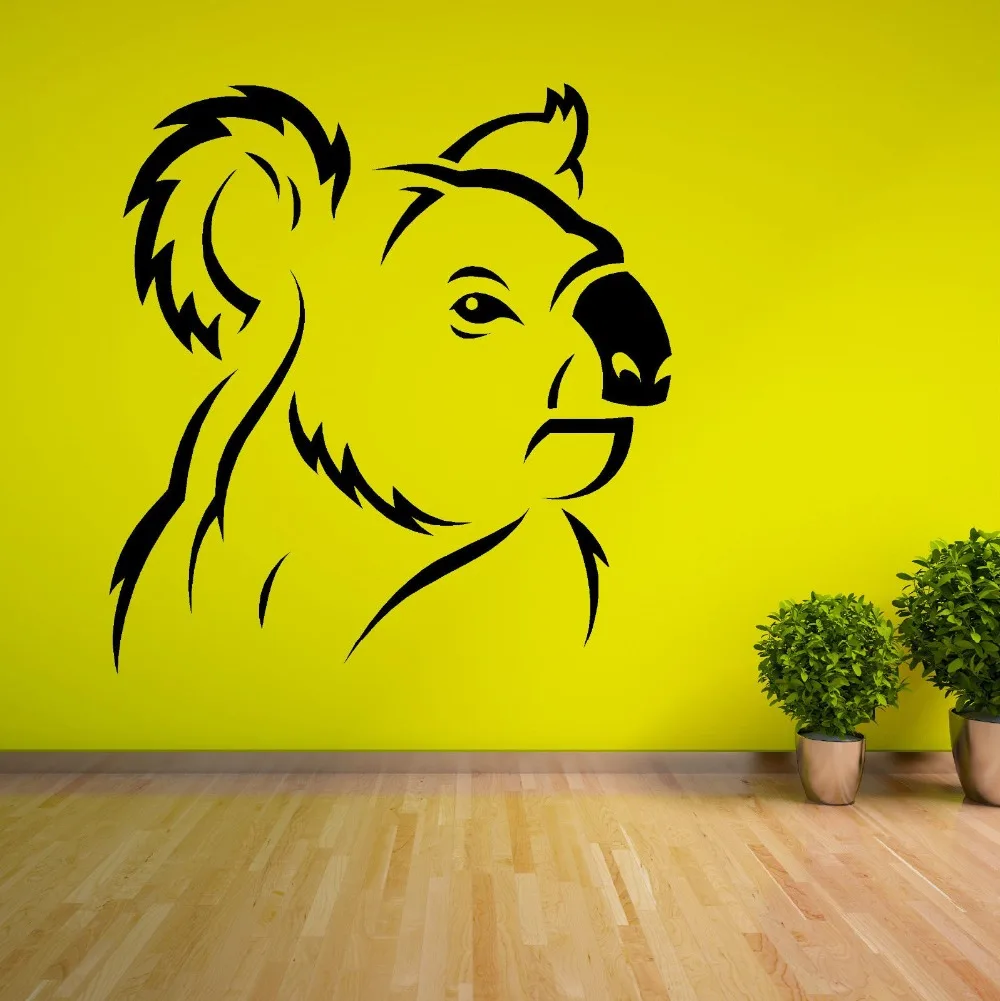 KOALA BEAR AUSTRALIA vinyl wall art sticker roo decal animalin Wall