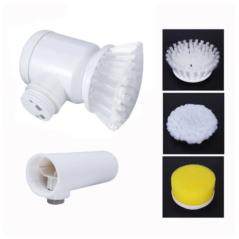TOP!-5 in 1 Magic Brush Nylon Bathtub Electric Multi-functional Household Tools Bath Kitchen Cleaning Brush Window Cleaner