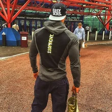 New Men’s fitness Hoodies Crossfit pullover Zipper jacket camouflage Sweatshirts Bodybuilding sportswear fashion topcoat hombre