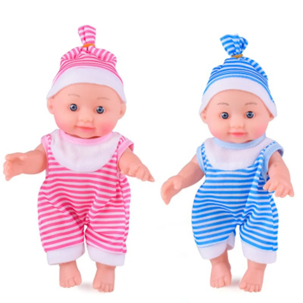 

OCDAY Simulated Baby Soft Silicone Body Dressing Cloth Doll Realistic Newborn Doll Parenting Toy for Kids Education Toy