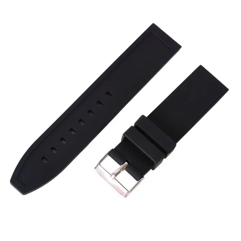 

Buckle+ Leather Watch Band Strap Butterfly Pattern Deployant Clasp 16-28mm