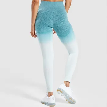 

Seamless Leggings Push Up Gradient Fashion Pants High Waist Workout Jogging for Women Athleisure Training Fitness Legging