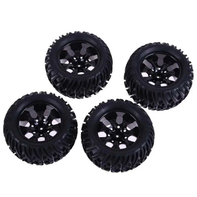 

4pcs RC 1/10 Universal Car Tires 115mm 55mm Monster Truck Tires for HSP RC Off-Road Car Parts