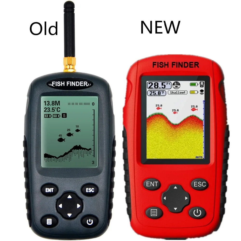 2019 أشعة الشمس اللون LCD صياد السمك ترقية الروسية قابلة للشحن Waterpoof اللاسلكية Fishfinder الاستشعار 125 kHz سونار صدى أسلم 2019 أشعة الشمس اللون LCD صياد السمك ترقية الروسية قابلة للشحن Waterpoof اللاسلكية Fishfinder الاستشعار 125 kHz سونار صدى أسلم