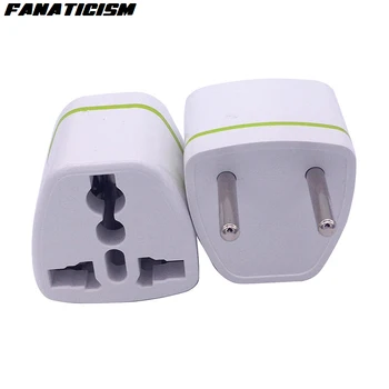 

300pcs CE ROHS Common Universal European Travel AC Power Electrical Plug Socket UK US AU To EU KR RU Plug Adapter Converter