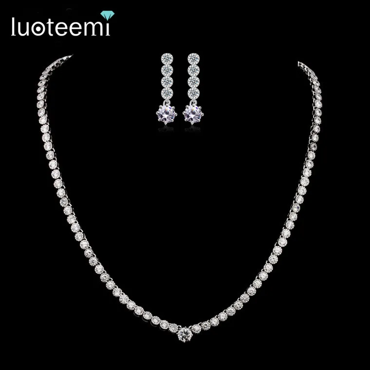 LUOTEEMI Classic Design Luxury Bridal 