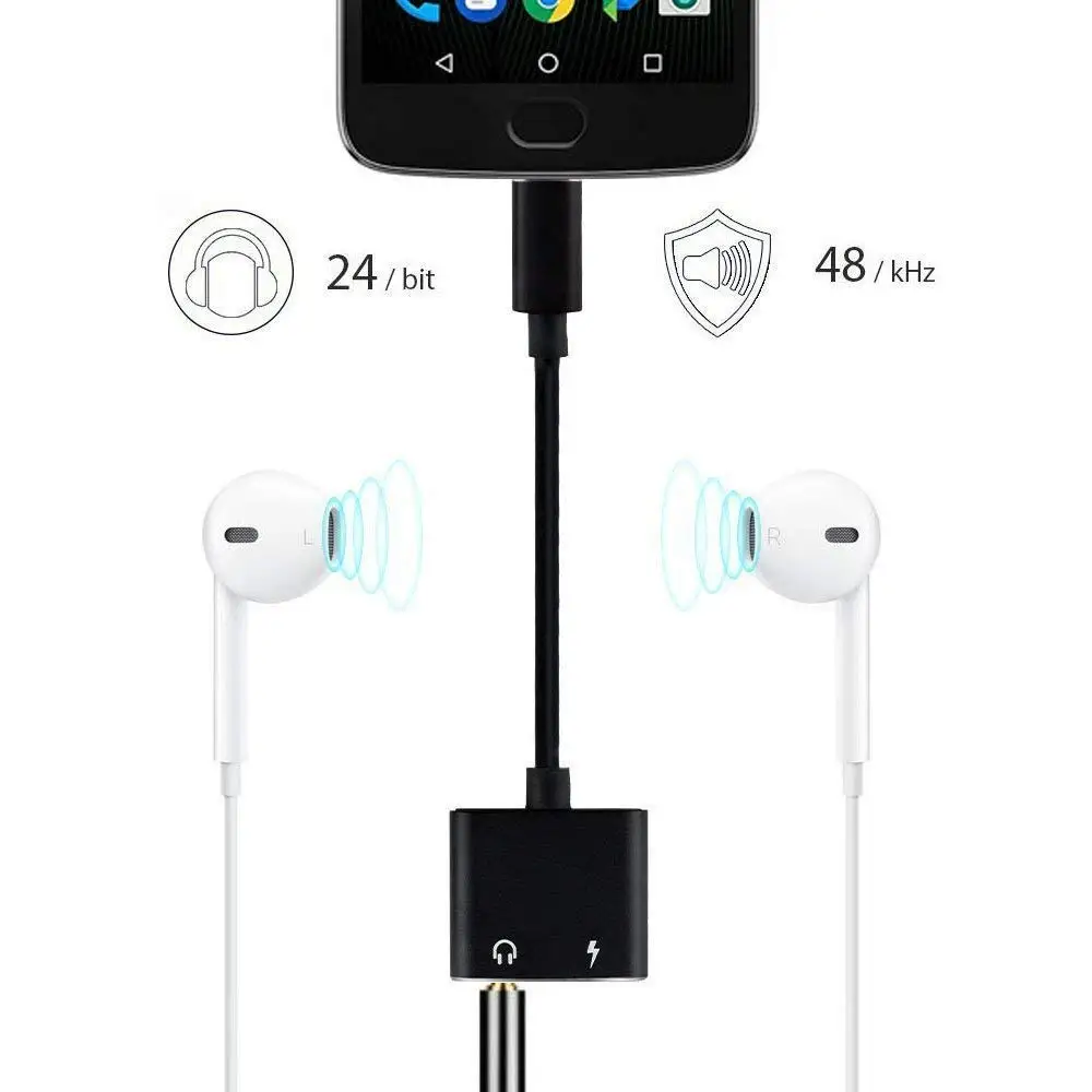 2 в 1 usb type C быстрый заряд кабеля до 3,5 мм гнездо для подключения наушников адаптер конвертер аудио Зарядка для Xiaomi Redmi Note 7 mi 9