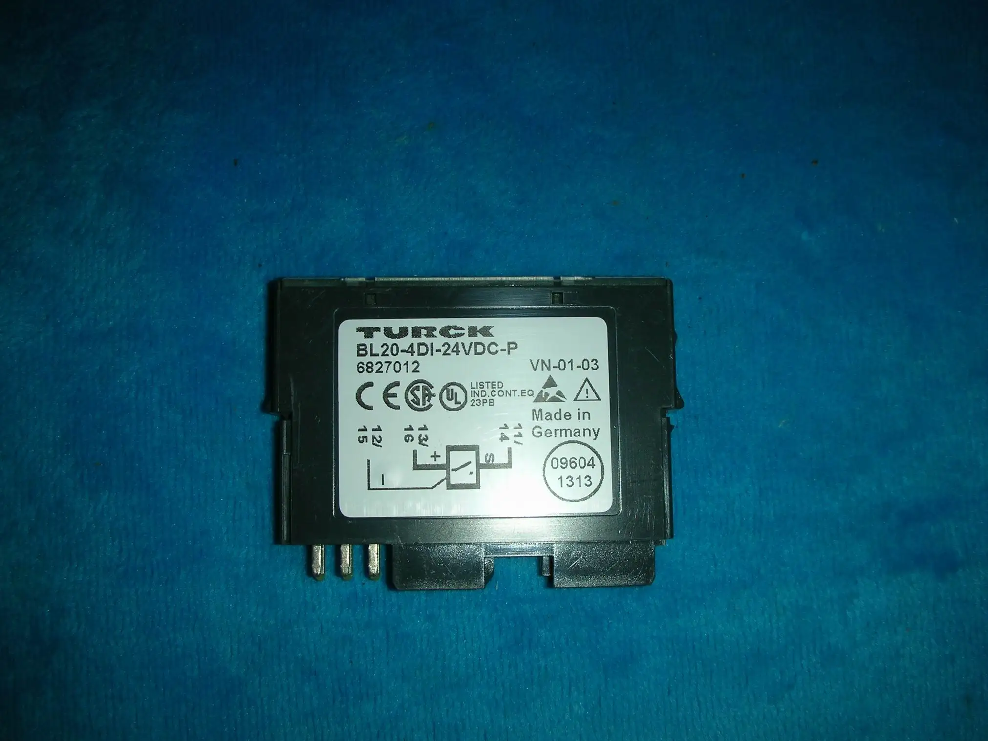 1 шт. б/у TURCK BL20-4DI-24VDC-P