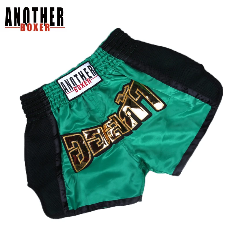 Another Boxer High Quality Muay Thai Shorts MMA Grappling Kick Boxing 