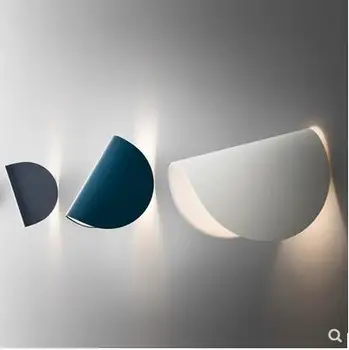 

Postmodern Nordic minimalist creative glass living room wall lamp art bedside bedroom designer model house wall lamp