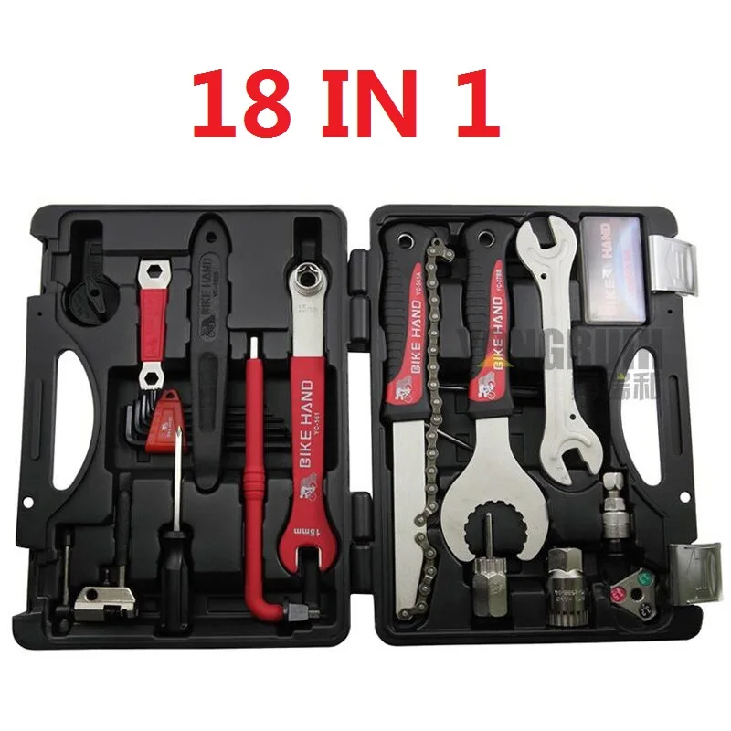18 In 1 Multiful Bicycle Repair Tools Kit Portable Bike Repair Tool Set