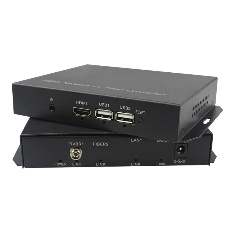 Высококачественный оптический медиа конвертер 1080P HDMI с 2 квм USB2.0 удлинитель