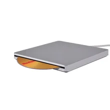 R7 Optical Drives Cases Portable USB2.0 Gadgets DVD-Rom CD SATA External Slim for Macbook Air Laptop PC Not Supports DVD Burning