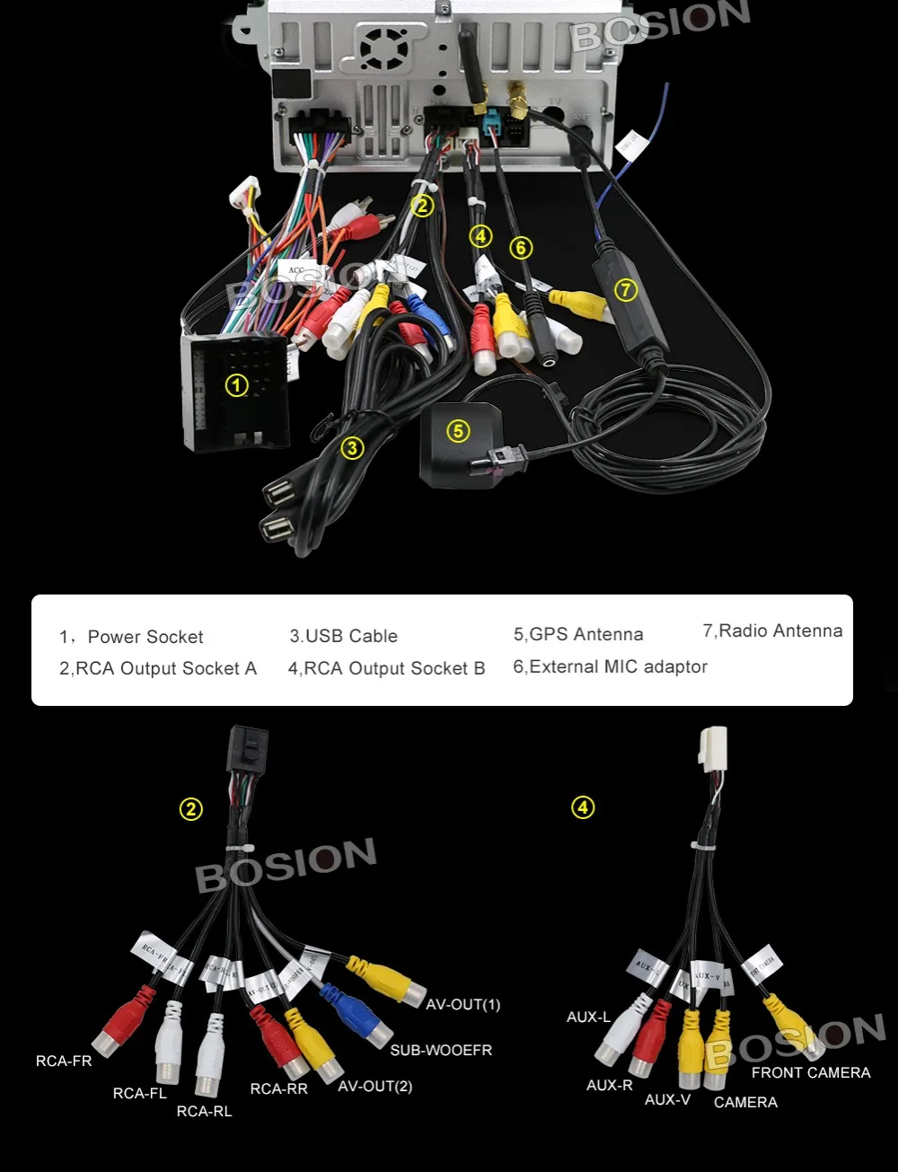 Sale Bosion 2 din  Octa core Android 8.1 Car DVD Player GPS for Volkswagen Passat CC Polo GOLF 5 6 Touran EOS T5 Sharan Tiguan Radio 23