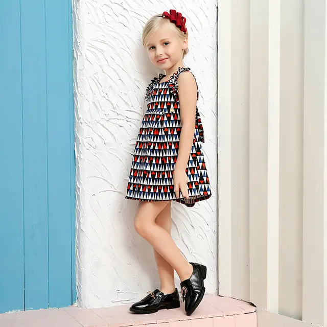 Candydoll Girls Dress Children Girls Dress Cotton Printed Baby Girls ...