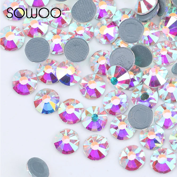 SS6-SS20Crystal AB похожие Стразы 1440 шт./партия высокое качество стразы для горячей
