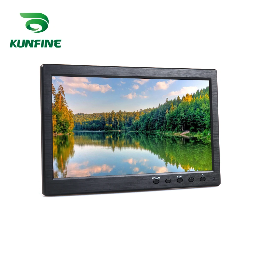 Car Styling 12V-24V 10.1 inch TFT LCD Touch Screen Car Headrest Display Monitor Rear View Display for Rearview Reverse Backup Camera Car TV Display (4)