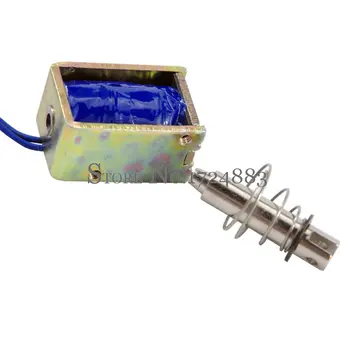 

JF-1039 Pull Type Linear Solenoid Electromagnet DC 24V 400mA Force 25N travel 10mm