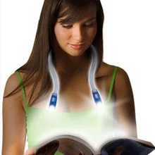 60CM Flexible Novelty light LED Reading Book Night lamp Adjustable 4 Modes AAA battery powered Camping Fishing Hiking Lighting