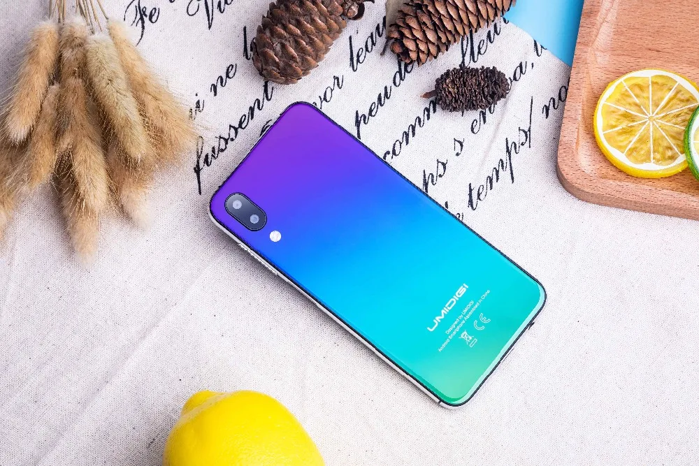 UMIDIGI One 5," Андройд 8,1 мобильный телефон 4 ГБ 32 ГБ P23 восьмиядерный смартфон 12MP+ 5MP двойной 4Г разблокировка лица глобальная версия компактный флагман+сумерки