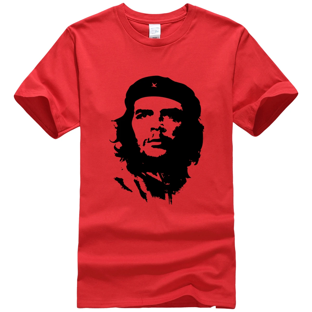 Che Guevara Hero, Мужская футболка с принтом, хлопок, короткий рукав, футболки, хипстер, узор, топы, футболки, крутая, высокое качество, Мужская футболка - Цвет: red 1