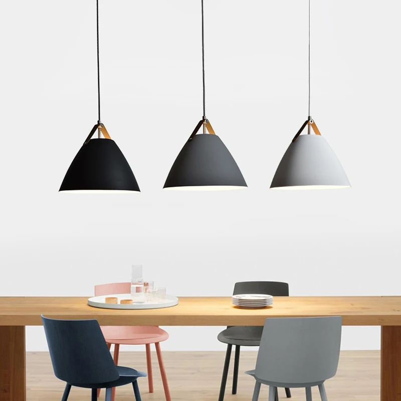 

Modern Pendant Ceiling amps, E27 Aluminum Pendant Lights, Home restaurant decoration lighting lamps Nordic simple