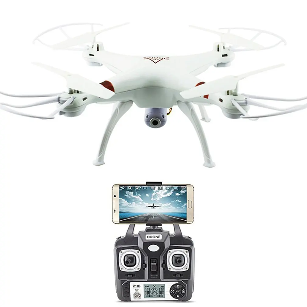 

X53 Wifi FPV Quadcopter Auto-Takeoff Remote Model Airplane Drone Camera 720P HD 30W Pixels Without Memory Card