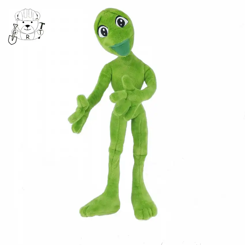 green alien doll