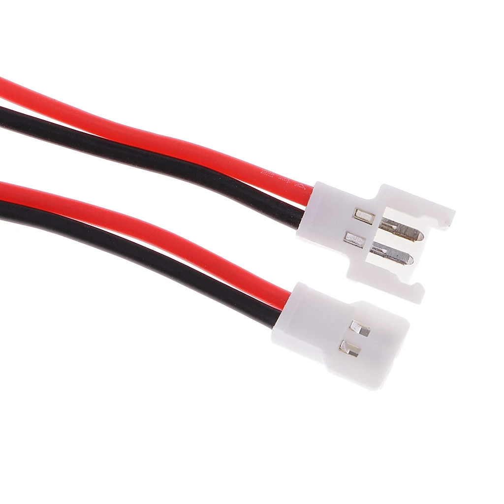 5 Pairs White 51005 2 Pin Connector Plug Male & Female with 100mm Wire Cable