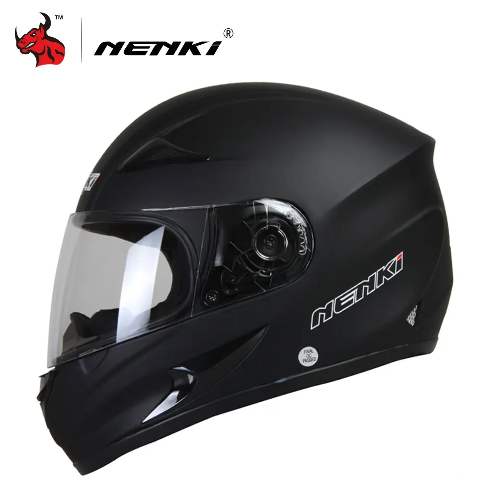 NENKI мотоциклетный шлем черный мото анфас Ретро скутер шлемы мотоциклетный шлем для верховой езды мужской шлем для мотокросса Casco Moto