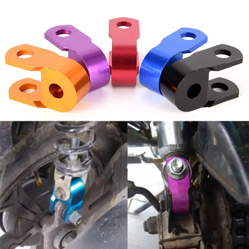 

2Pcs Multicolor Aluminum Alloy Motorcycle Motorbike Dirt Bike Shock Absorber Height Extender Jack Up Riser
