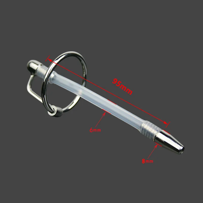 Urethral Sound Penis Plug Probe Catheter Prince Wand Male Hands Free Masturbator Ball Stretcher Sex Toy for Man