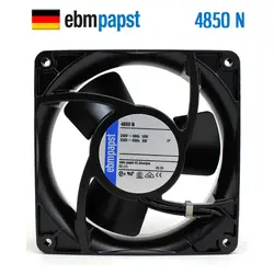 Новый ebmpapst ПАПСТ 4850N 12038 230 V 10/9 W Металл молчание низкая скорость вращения Вентилятор охлаждения