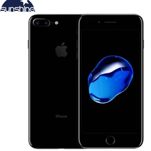 Apple iPhone 7 Plus 32G/128G/256G отпечаток пальца 4G мобильный телефон разблокированный 5,5 ''12.0MP LTE мобильный телефон 3g ram rom четырехъядерный