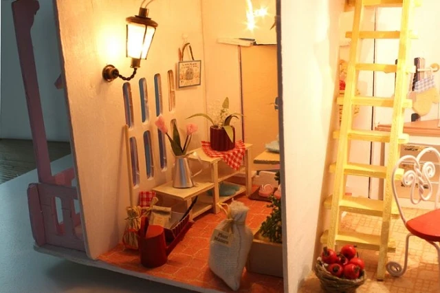 13007 DIY doll house gift (8)