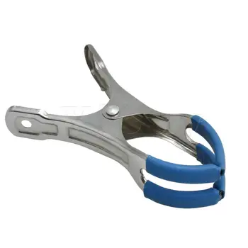 

Yibuy Iron Clamp Saxophone Parts Musical Instrument Accessories Silver