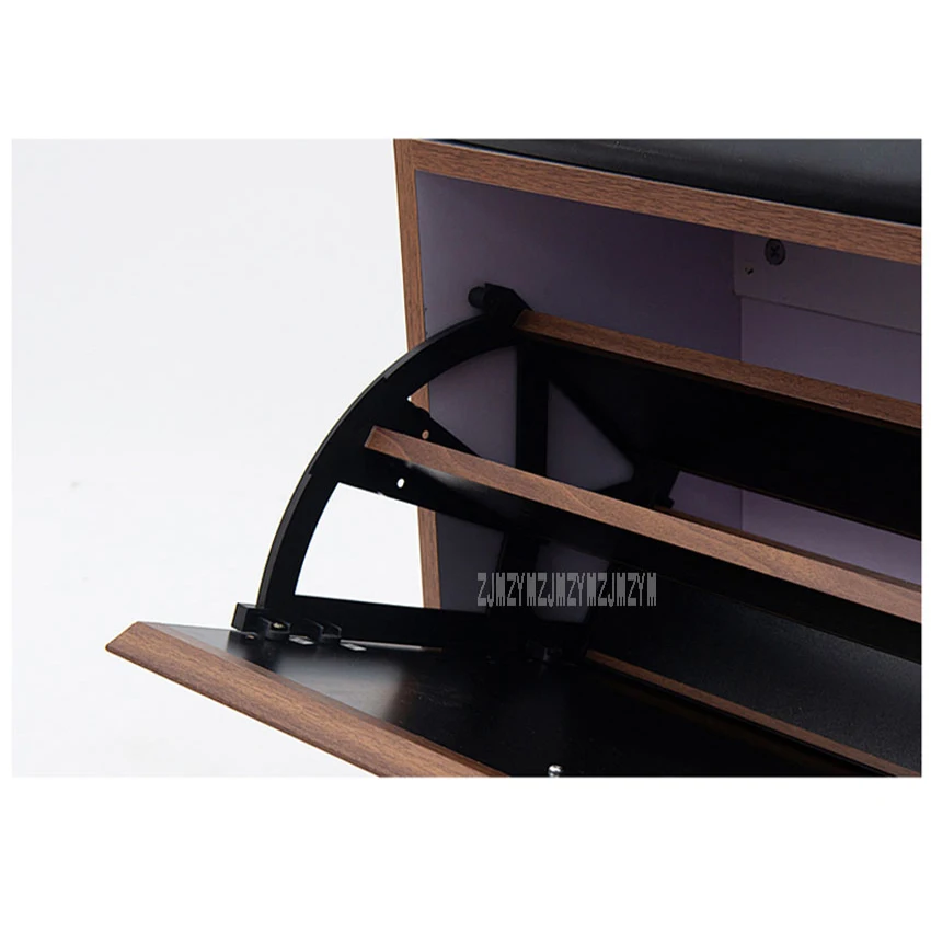X211 Y2 Pu Leather Cushion Wear Shoes Storage Stool With Shoe
