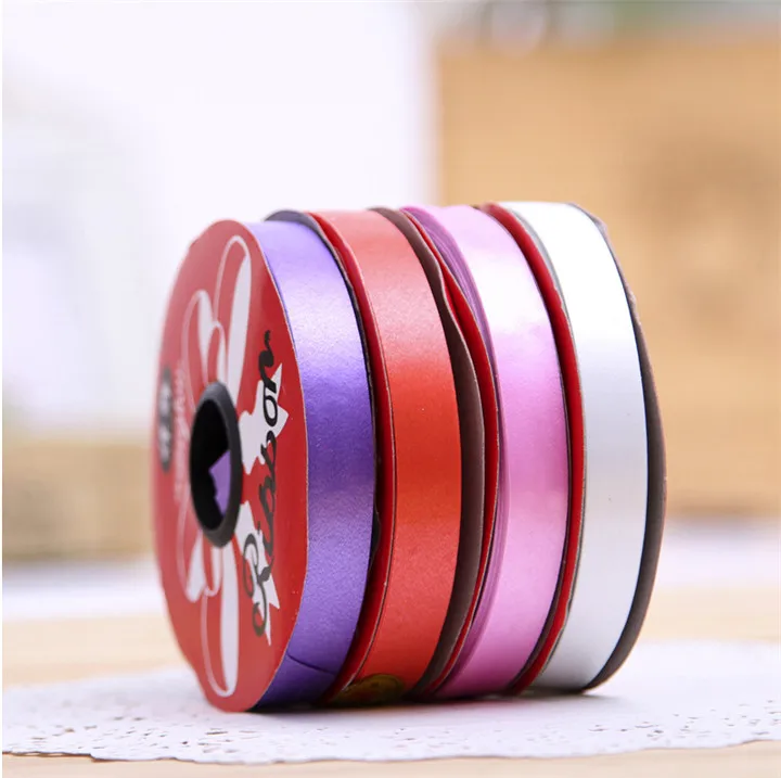 3   1.2cm 30m Balloon Ribbon Wedding Birthday Party Supplies Decoration Satin Ribbons For Diy Make bows Gift Flowers Tie Bouquet