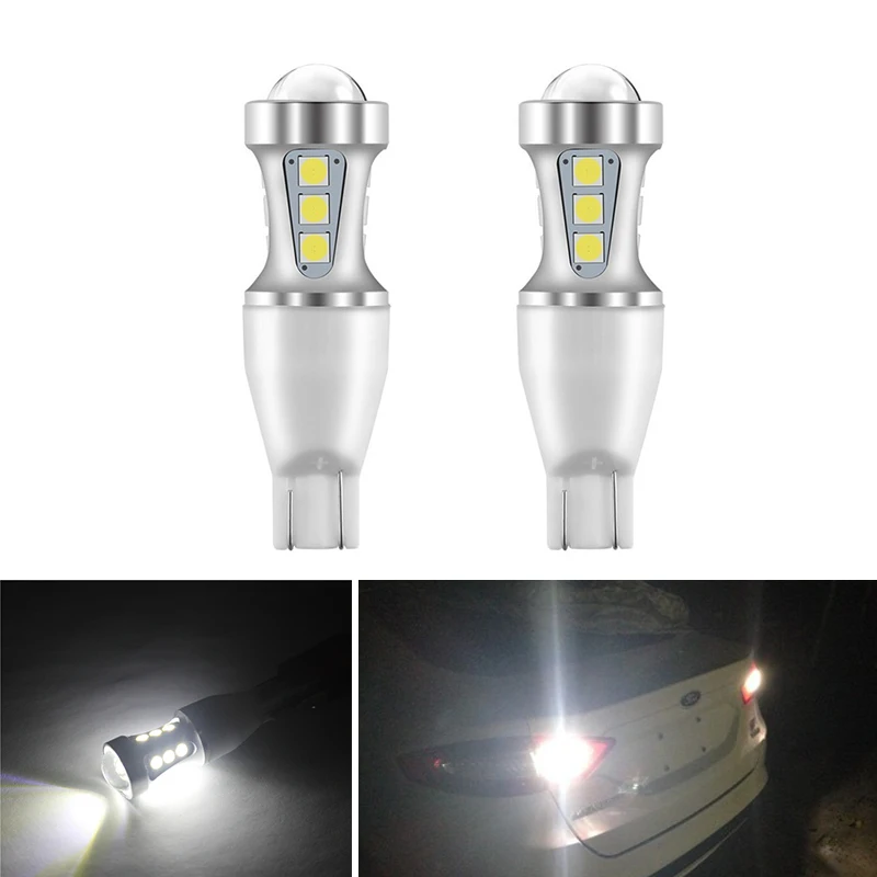 

2x Canbus T15 W16W Led Light Bulb Car Backup Reverse Lamp For Ford Focus 2 MK2 MK3 Fiesta Mondeo MK4 S Max Fusion Ranger Mustang