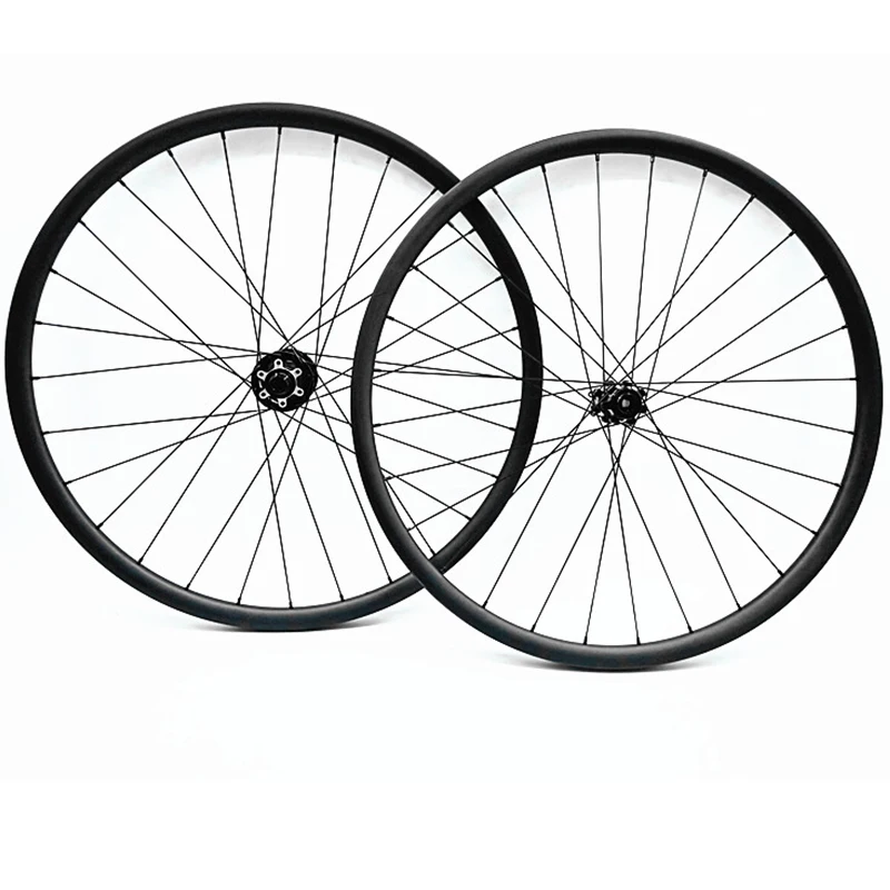 Cheap Chance for  29er DISC Brake mtb wheels 27x25mm tubeless bicycle wheels Bitex BX402 Straight pull boost 110x15 1