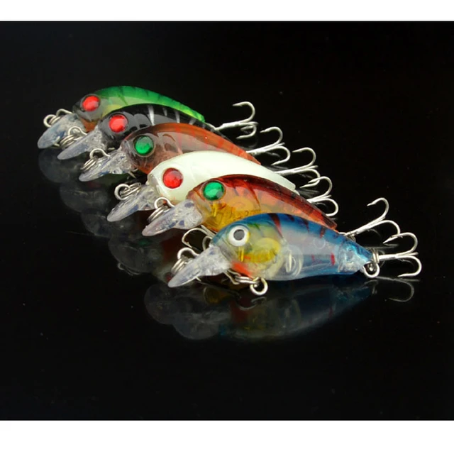 Small Size Fishing Crank Bait Lures Fish Carp 45mm/3.5g Quality Hook Lure  Hard Baits Wobblers Lot 6 Pieces - Fishing Lures - AliExpress
